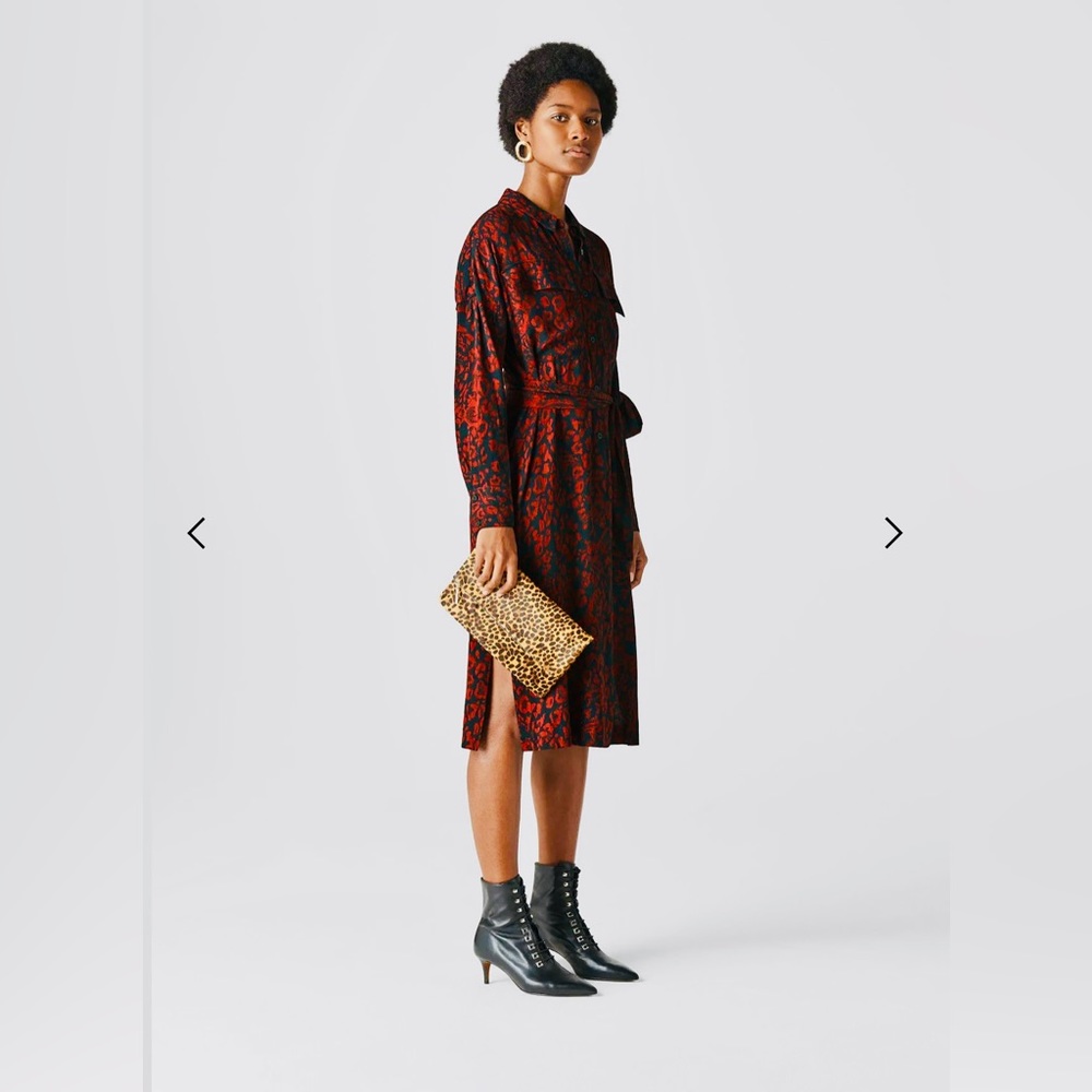 Whistles Jungle Cat Utility Dress